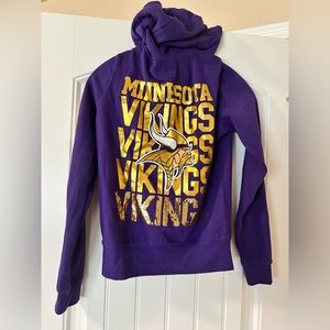 PINK Vikings zip up hoodie
